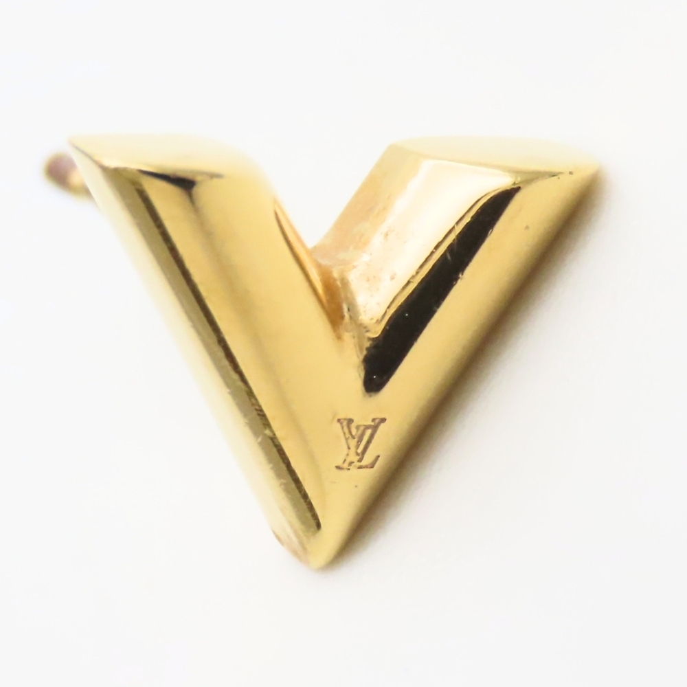 LOUIS VUITTON Gold Earrings - Picture 7 of 9